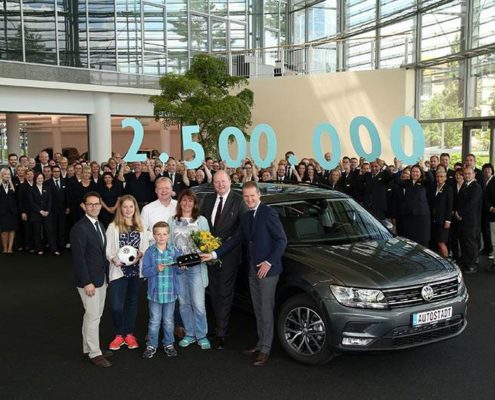 2,5-millionste Auslieferung in der Autostadt