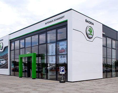 SKODAS neue Autohausarchitektur schafft Umsätze